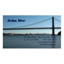 Puente de George Washington Tarjeta Personal