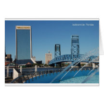 Puente de Jacksonville la Florida Felicitación