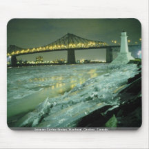 Puente de Jacques Cartier, Montreal, Quebec, Canad Alfombrillas De Ratones