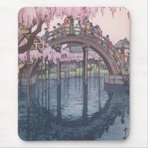 Puente de Kameido Tapetes De Ratón