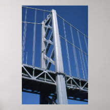 Puente de la bahía de San Francisco Oakland - arte Poster