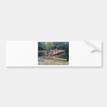 Puente de la caída pegatina de parachoque