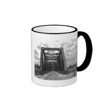puente de la nieve tazas de café
