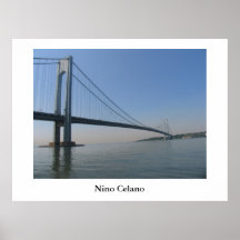 Puente de los estrechos de Verrazano Posters