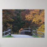 Puente de madera viejo poster