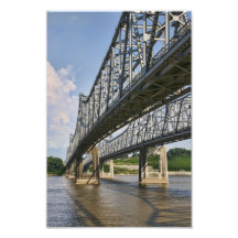 Puente de Mississippi en Natchez Impresiones Fotográficas