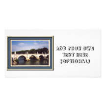 Puente de Sant'Angelo en Roma, Italia Tarjetas Fotograficas