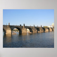 Puente de St Charles, Praga Posters