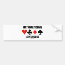 Puente del amor de los matemáticos (fuente de las  etiqueta de parachoque