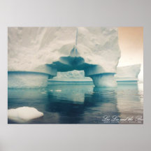 Puente del hielo, impresión posters