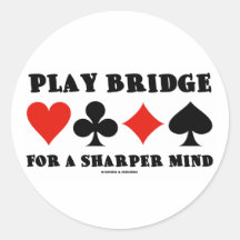 Puente del juego para una mente más aguda (puente  pegatinas  