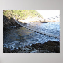 Puente del río de la tormenta poster