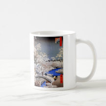 Puente del tambor de Meguro y colina de la puesta  Taza De Café