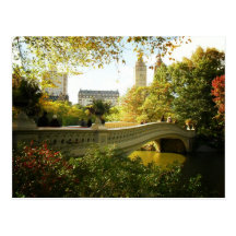 Puente en otoño, Central Park, New York City del a Tarjetas Postales