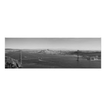Puente Golden Gate de la impresión del panorama de Impresiones Fotograficas