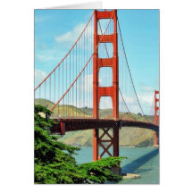 Puente Golden Gate en San Francisco Felicitaciones