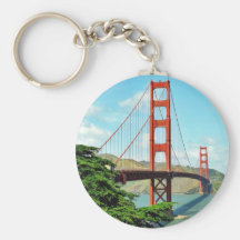 Puente Golden Gate en San Francisco Llaveros Personalizados