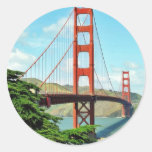 Puente Golden Gate en San Francisco Pegatinas