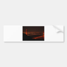 Puente Golden Gate Etiqueta De Parachoque