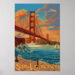 Puente Golden Gate - San Francisco, poster de CA