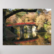 Puente Japón de Hirosaki Poster