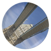 Puente Londres de la torre Platos De Comidas