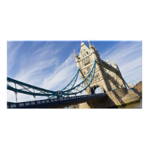 Puente Londres de la torre Tarjeta Fotografica