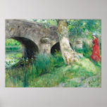 Puente medieval de Carl Larsson en el poster 1885 