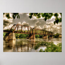 Puente retro impresiones