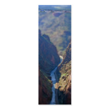 Puente sobre las señales reales de la garganta plantilla de tarjeta personal