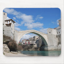 Puente viejo en Mostar Alfombrilla De Ratón