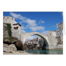 Puente viejo en Mostar Felicitación