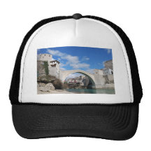 Puente viejo en Mostar Gorras De Camionero