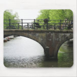Puente y bicis Mousepad de Amsterdam Alfombrillas De Ratones