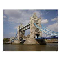 Puente y el río Támesis, Londres de la torre, Postales