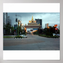 Puerta de la ciudad de Khon Kaen Posters