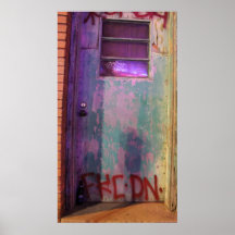 Puerta de la pintada poster