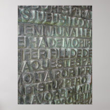 Puerta de la Sagrada Familia, Barcelona Poster