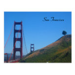 puerta de oro de San Francisco Tarjeta Postal