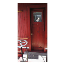 Puerta del Caboose Tarjeta Personal Con Foto