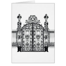 Puerta del hierro tarjeton