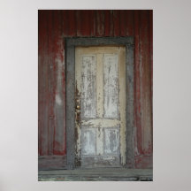 Puerta envejecida posters