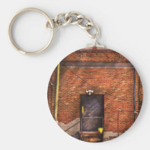 Puerta - la puerta de atrás llavero personalizado