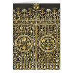 Puerta real de oro felicitación