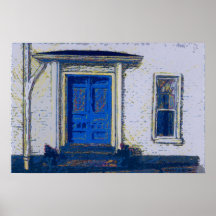 "Puertas azules 10,3 ' Poster