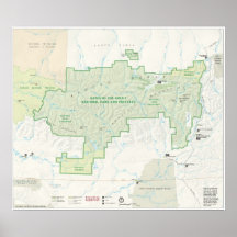 Puertas del parque nacional ártico poster