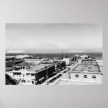 Puerto Ángeles, opinión de la ciudad de WA y fotog Posters