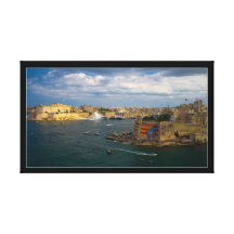 Puerto de La Valeta (isla de Malta) Impresiones En Lienzo Estiradas