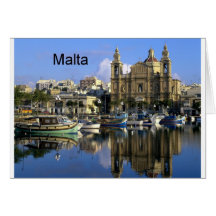 Puerto de Malta Vallete (St.K) Tarjeta