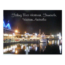 , Puerto del barco de pesca, Fremantle, oeste… Postal
